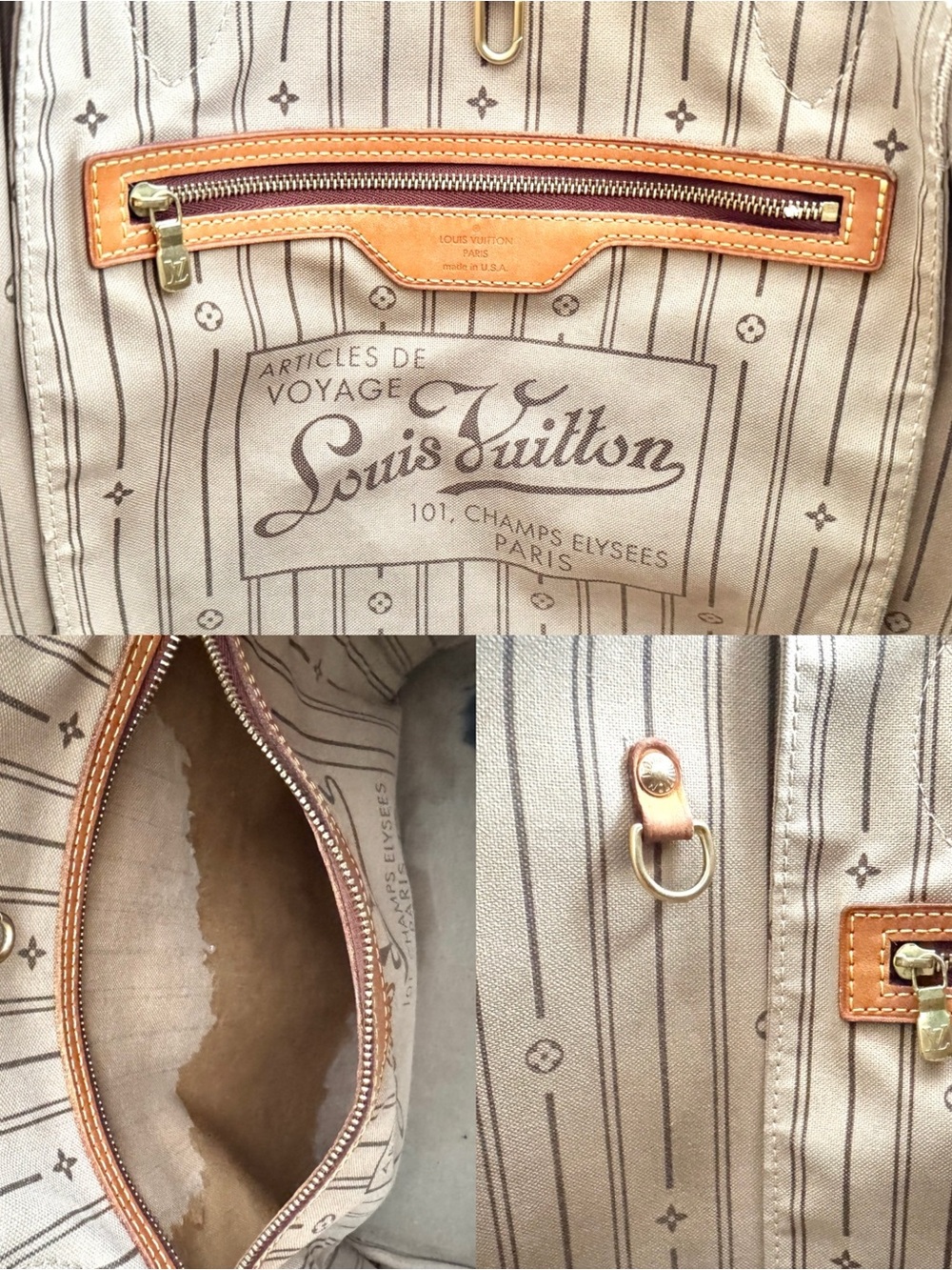 Authentic Louis Vuitton Monogram Mm Made in USA. ( COA ) SD4099 - Picture 9 of 14